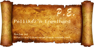 Pellikán Engelhard névjegykártya
